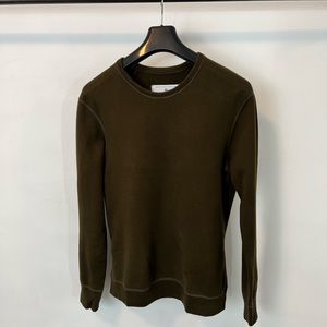Reigning Champ Crew moss green Midweight Terry Sweatshirt